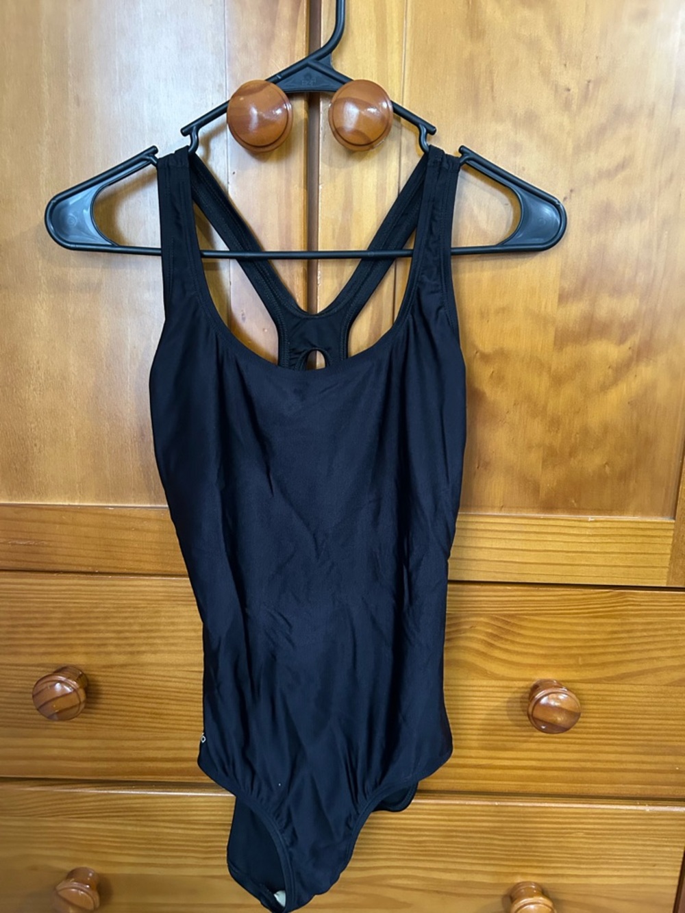 Classic Black One-Piece Speedo Swimsuit